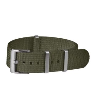 WSC Ribbed Nato strap in army green