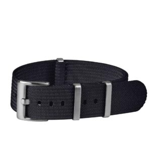 WSC Ribbed Nato strap in black