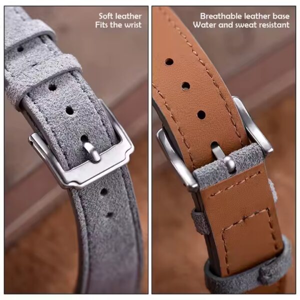 Watch straps Canada suede watch band in grey